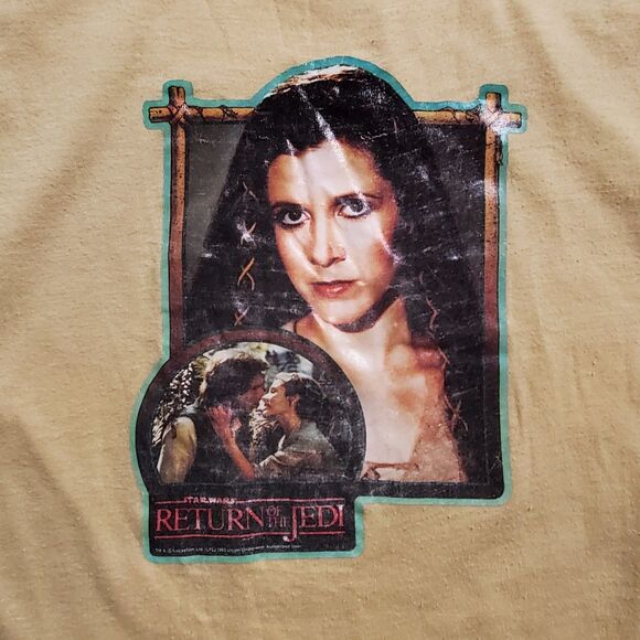 Vintage 1980s Star Wars Return of the Jedi T-Shirt Screen Stars Kids Size 7 USA - Picture 2 of 10